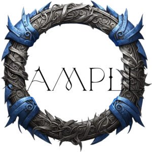 Blue Plate Armor Token Frame