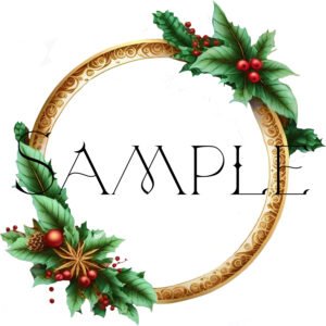 Holly Wreath V2 Token Frame