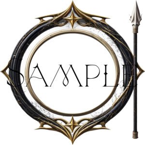 Warrior Spear Token Frame