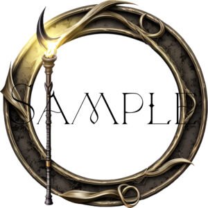 Wizard Staff V2 Token Frame